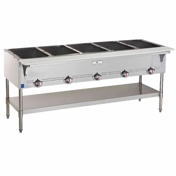 Sentinel SN-GBM-5NG 5-Well Natural Gas Hot Food Steam Table 72-1/2"W — main image