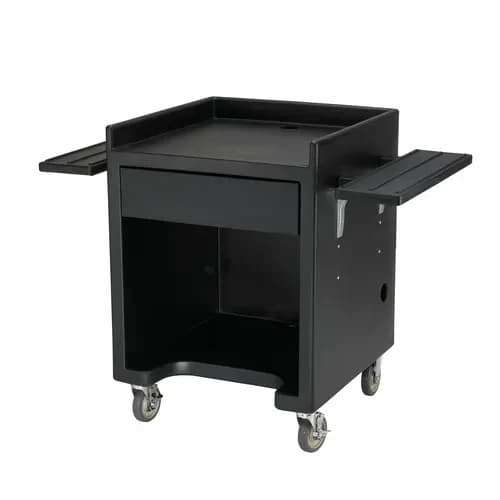 Cambro ES28RL110 Black Equipment Stand — main image