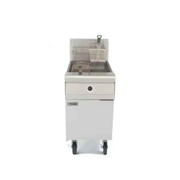 Frymaster MJ1CF-LP 60-80 lb. Open Pot Liquid Propane Floor Fryer with Casters — view 2