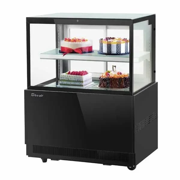 Turbo Air TBP36-46FN-B Refrigerated Black Bakery Display Case 35-3/8"W — view 2