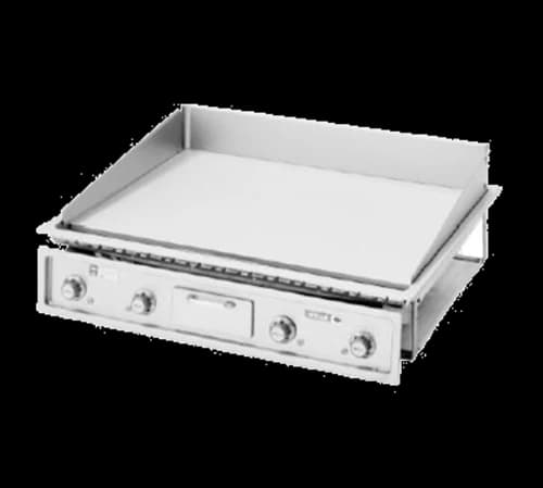 Wells G-236 Electric Built-In Griddle 34 Inch Wide Thermostatic Control Rectangle Polished Steel 0.5 Inch Thick Plate Medium-Duty — 240V, 1PH