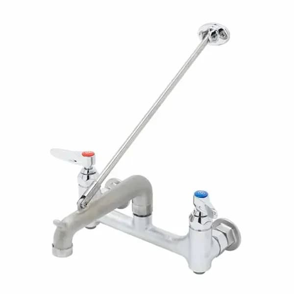 T&S B-0660-BSTR 8" Wall Mount Service Sink Faucet — view 2