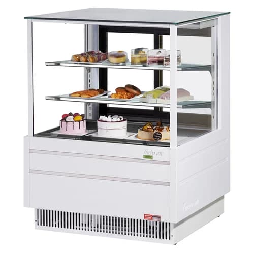 Turbo Air TCGB-36UF-W-N Refrigerated White Bakery Display Case 36-1/2"W — view 2
