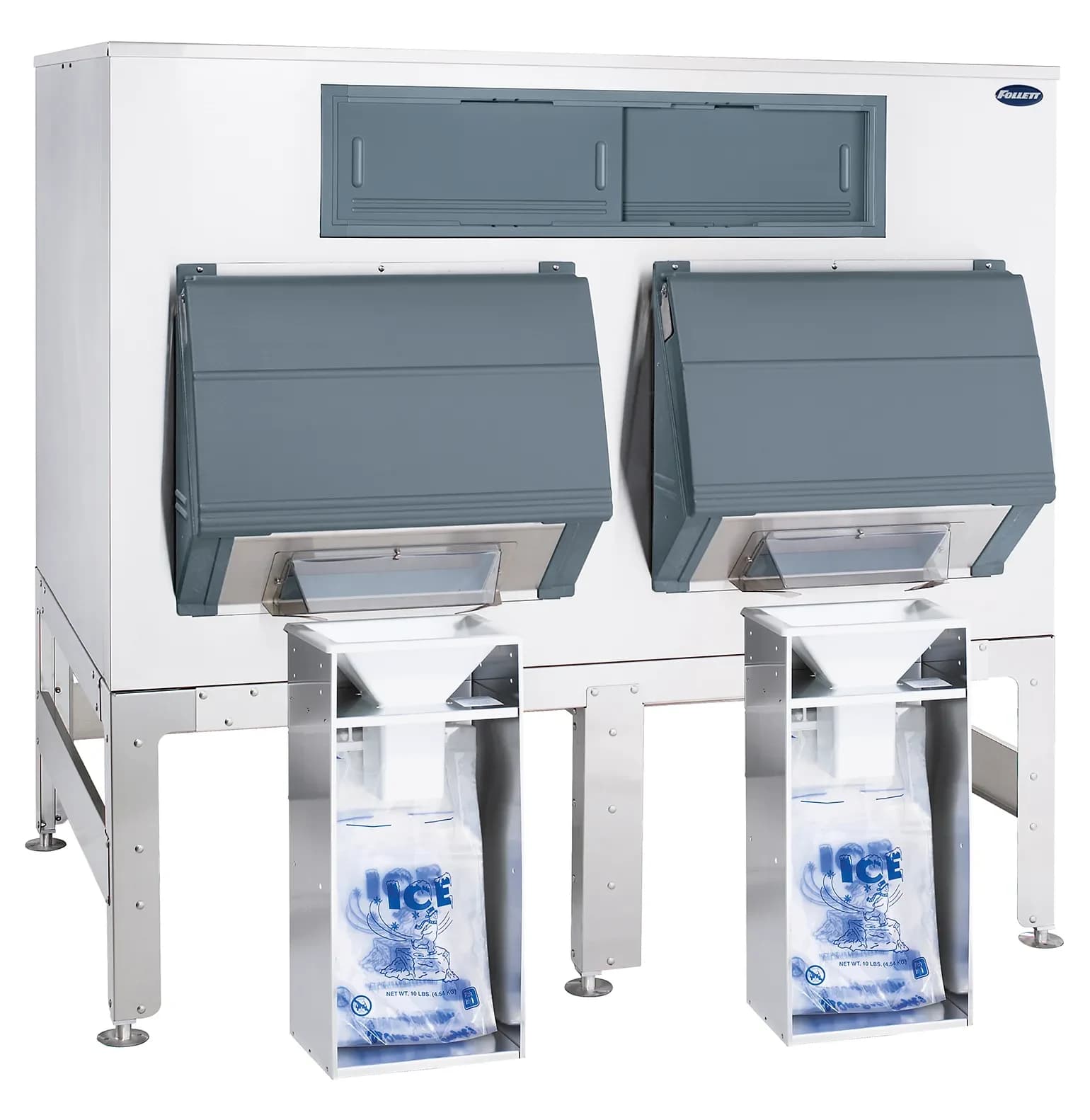 Follett Ice•DevIce™ Series DEV2100SG-72-BG Gravity Dispense Ice Bin 2110 Pound Capacity Polyethylene Interior Cube, Nugget Ice Compatibility — main image