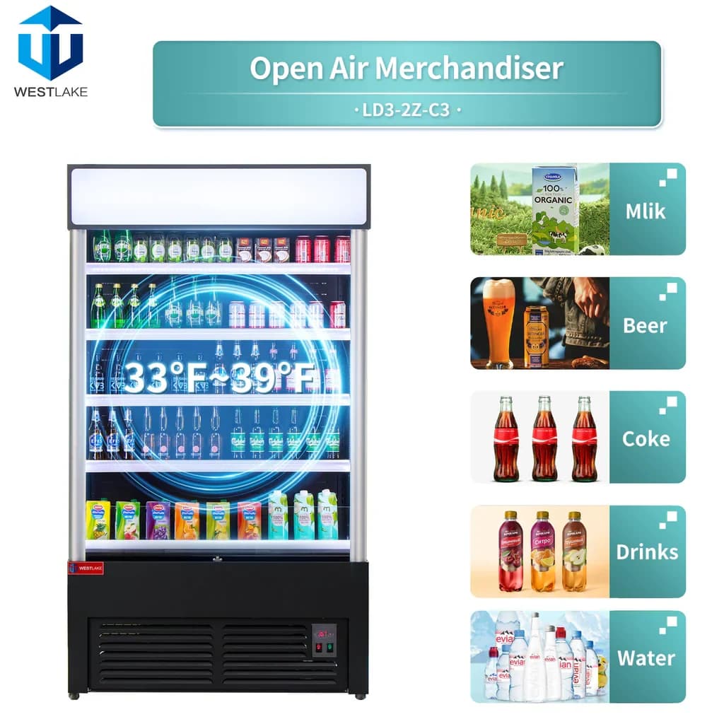 Westlake LD3-2Z-C3 Open Air Cooler 46" 33-39°F — view 2