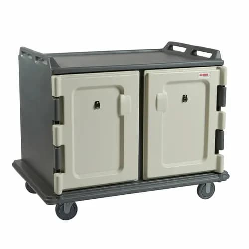 Cambro MDC1418S20191 Granite Gray Meal Delivery Cart — view 2