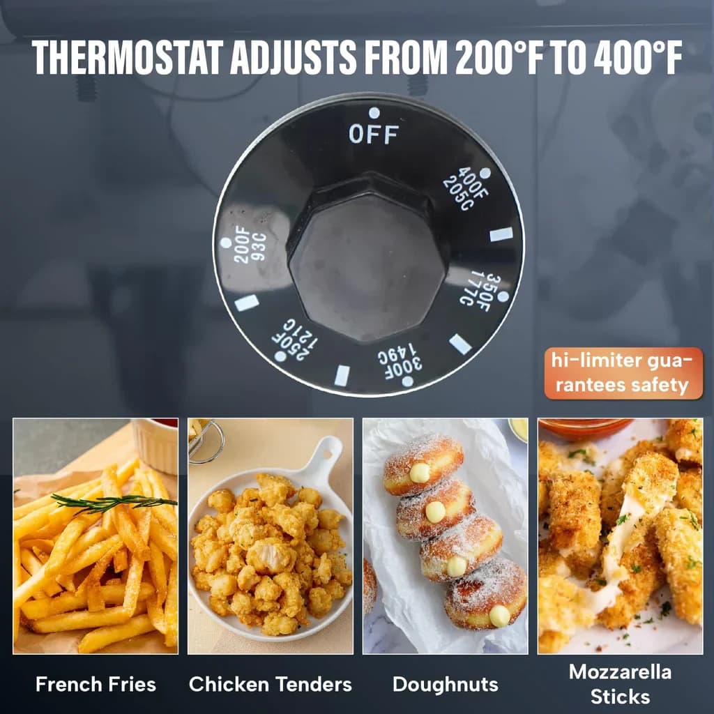 Westlake GF90 Deep Fryer 15.5" 90,000 Btu 40 lb Oil Capacity — view 4