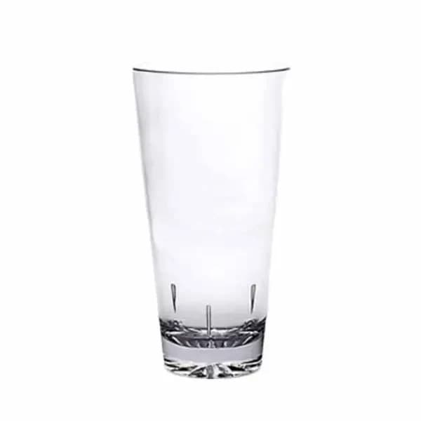 Thunder Group PLTHMG020C 20 oz. Clear Polycarbonate Mixing Glass | Case of 12 — view 2