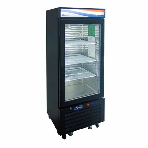 Atosa MCF8726GR 8.3 cu. ft. 1-Door Refrigerator Merchandiser 24-1/8"W — main image
