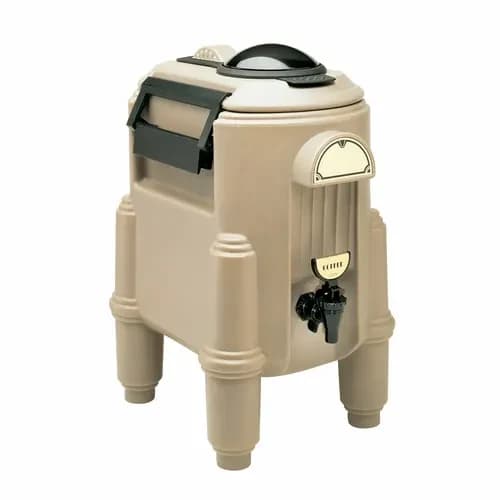 Cambro Camserver CSR3417 3 Gallon Dark Taupe Beverage Dispenser — main image