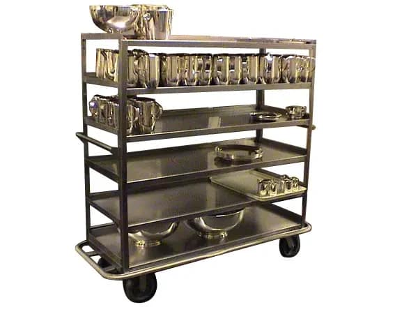 Carter-Hoffmann® T660 Freestanding Queen Mary Cart 1200 Pound Capacity 6 Shelves