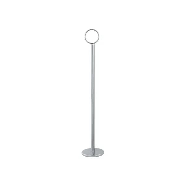 Winco TBH-12 Chrome 12" Table Number / Card / Menu Holder — view 2