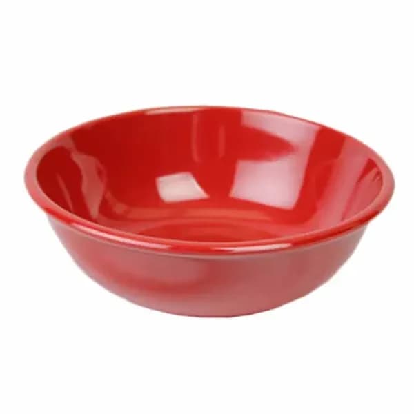 Thunder Group CR5807PR Pure Red 32 oz. Melamine Salad Bowl | Case of 12 — main image