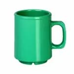 Thunder Group CR9010RD Orange 8 oz. Melamine Mug/Cup | Case of 12 — view 5