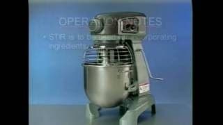 Hobart HL120-1 100-120/50/60/1; Bench type mixer; w/o attachments; US/EXP configurationLegacy Planetary Mixer - Unit Only — view 3