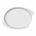 Thunder Group NS211T NuStone Tan 11-1/2" x 7-1/2" Rectangular Melamine Platter | Case of 12 — view 3