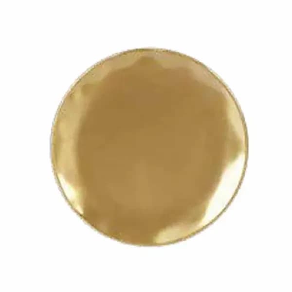 Thunder Group RF1006G Gold Pearl 8-1/8" Melamine Plate | Case of 12 — view 2
