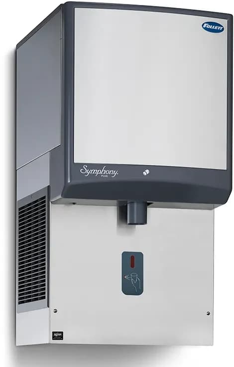 Follett Symphony Plus™ 25HI414A-SI-00 Wall Mount Ice-Only Dispenser 425 Pound Daily Production 25 Pound Storage SensorSAFE™ Dispense Nugget Style Ice — 115V, 1PH — main image