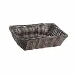 Tablecraft 1475 Brown Round Woven Basket 8-1/2" x 2-1/4" | Case of 12 — view 6