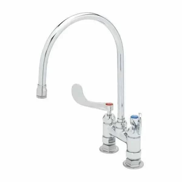T&S B-0325-134X-CR4 4" Double Pantry Faucet — main image