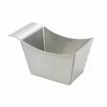 Tablecraft H7176 Oval Chrome Plated Metal Basket 13-3/4" x 10-3/4" x 3-1/4" — view 4