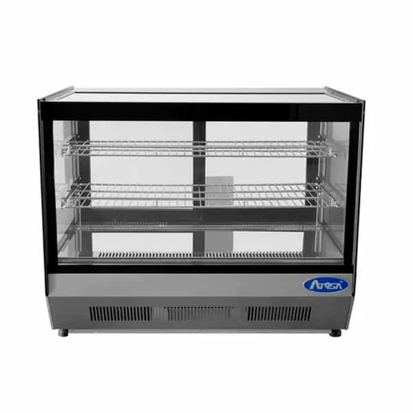 Atosa CRDS-42 4.2 cu. ft. Straight Glass Front Refrigerated Countertop Display Case 27-1/2"W — view 2