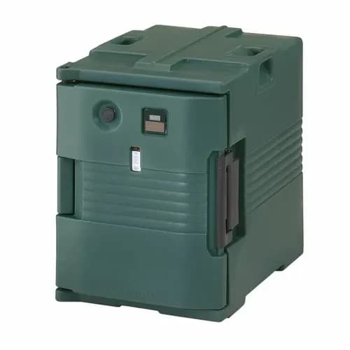 Cambro Ultra Pan Carrier UPCH400192 Insulated Granite Green Front Loader Food Carrier — view 2