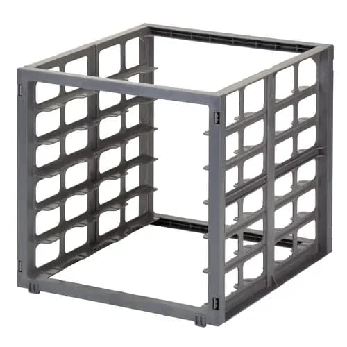 Cambro Camshelving CSUPR1826S6580 Premium Or Element Series 6-Full Size Brushed Graphite Sheet Pan Rack — view 2