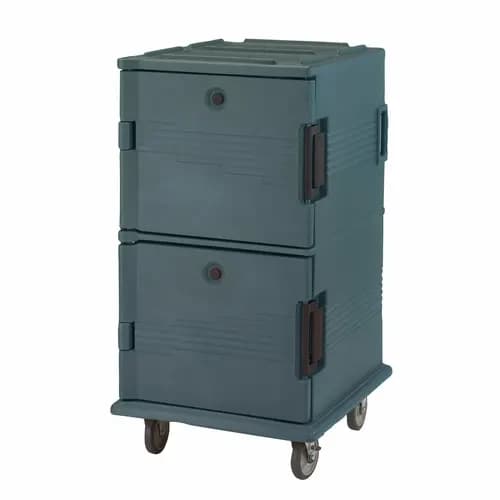 Cambro Ultra Cam Cart UPC1600SP191 Insulated Granite Gray Front Loader Food Carrier — main image
