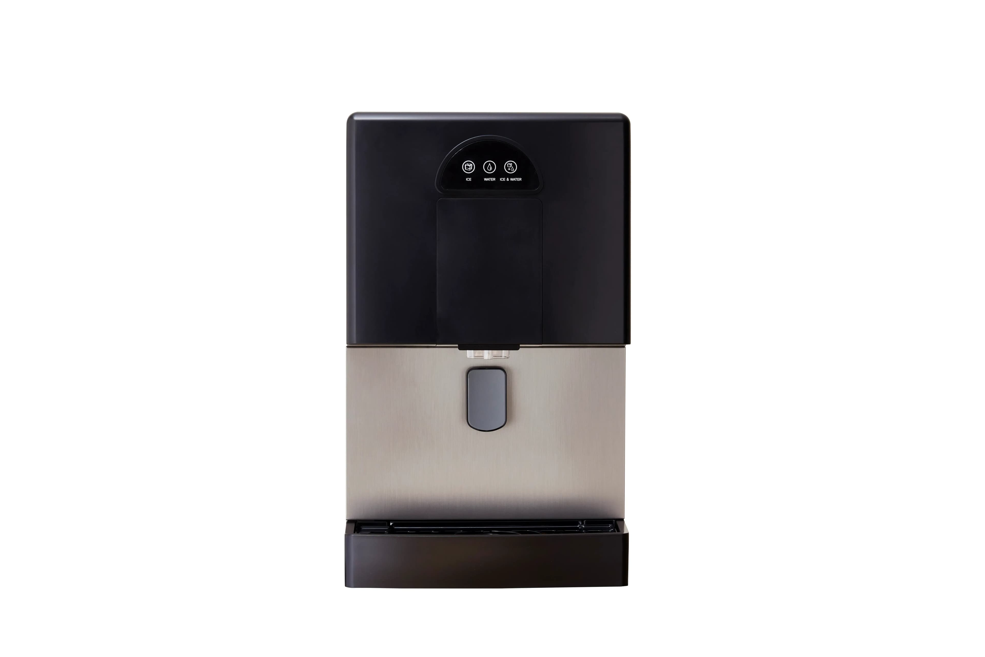 Icetro ID-0160-AN Countertop Ice and Water Dispenser 160 Pound Daily Production 5.3 Pound Storage Lever Dispense Nugget Style Ice — 115V, 1PH — view 2