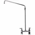 T&S B-0281 8" Deck Mount Elevated Big-Flo Faucet with 12" Swing Spout Nozzle — view 6
