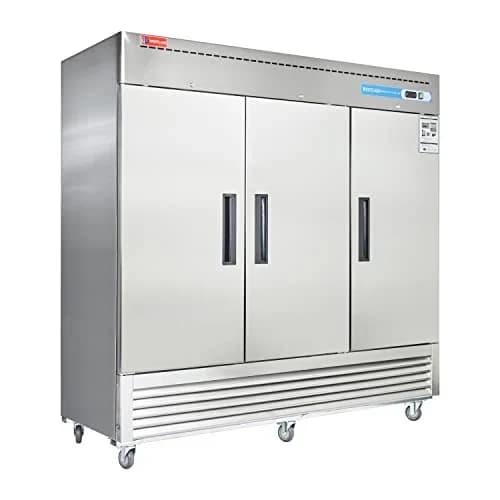 Westlake WKR-82B Reach-In Solid Door Merchandiser Refrigerator 3 Door 33-40°F — view 2