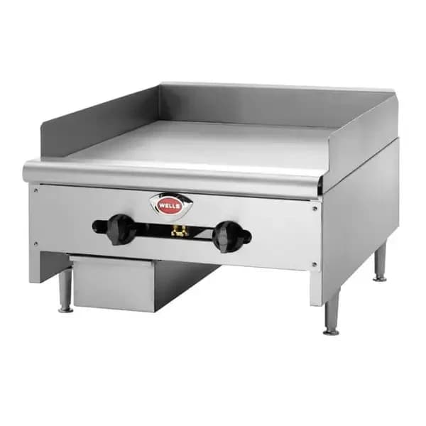 Wells HDG-4830G Heavy Duty 120,000 BTU Manual Control Gas Griddle 48"W — view 2