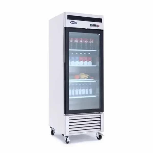 Atosa MCF8705GR 19.1 cu. ft. 1-Door Refrigerator Merchandiser 27"W — main image