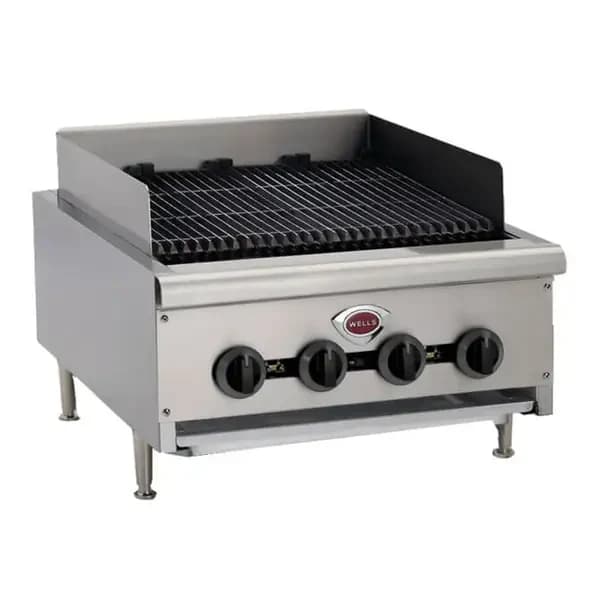 Wells HDCB-3630G Heavy Duty 120,000 BTU Radiant Gas Charbroiler 36"W — view 2