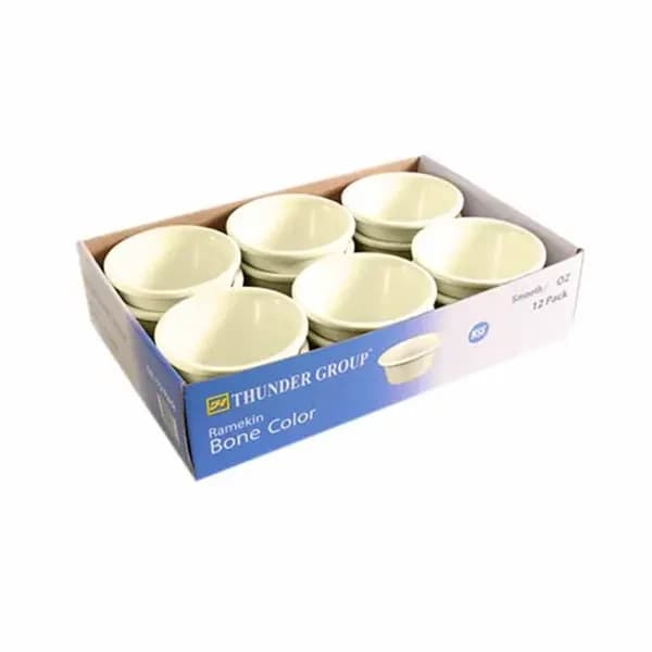 Thunder Group ML535B1R Bone 1-3/4 oz. Melamine Ramekin | Pack of 12 — view 2