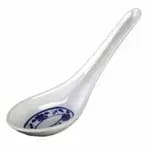 Thunder Group 7002TP Peacock 1/2 oz. Melamine Wonton Soup Spoon | Case of 60 — view 4