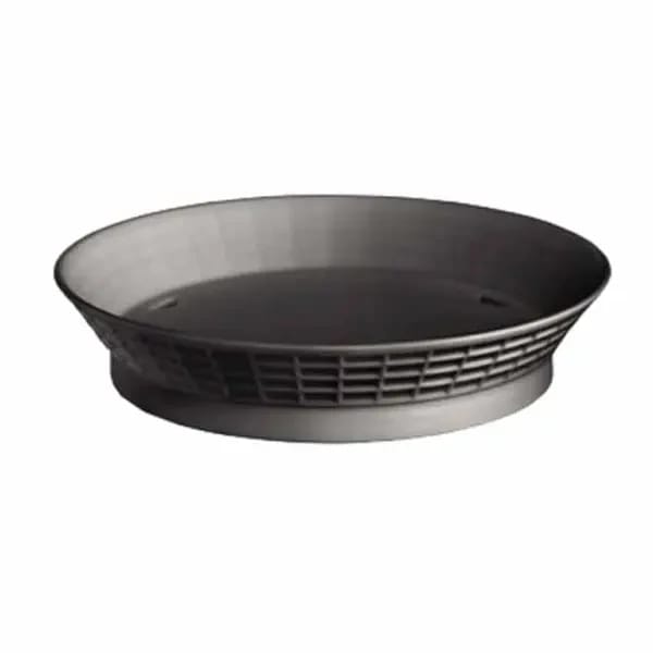 Tablecraft 157510BK Black Round Platter Basket 10-1/2" x 2" | Case of 12 — view 1