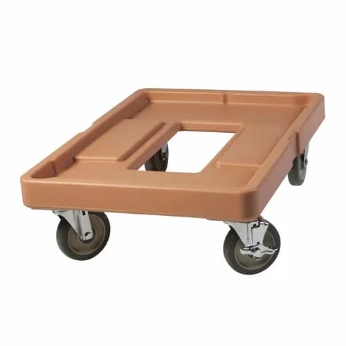 Cambro Camdolly CD400157 Open Frame Coffee Beige Food Carrier Dolly — view 2