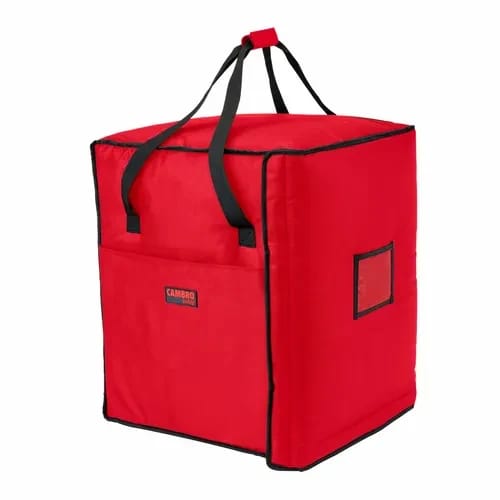 Cambro Gobag GBPP1018521 Red Pizza Delivery Bag 19" X 19" X 23" — view 1