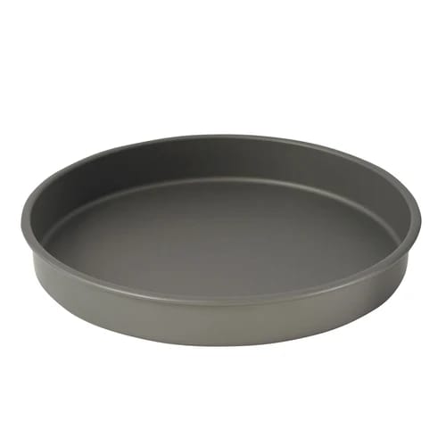Winco HAC-142 Deluxe 14" Round Non-Stick Hard Anodized Aluminum Cake Pan — view 2