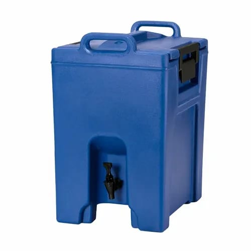 Cambro Camtainer UC1000186 10-1/2 Gallon Insulated Navy Blue Beverage Dispenser — view 2