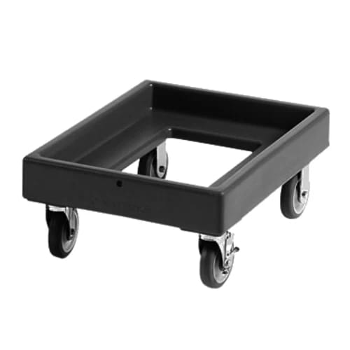 Cambro Camdolly CD300615 Open Frame Charcoal Gray Food Carrier Dolly — view 2