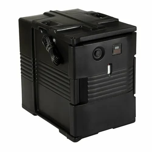 Cambro Ultra Pan Carrier UPCH400110 Insulated Black Front Loader Food Carrier — view 1