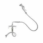 T&S B-0169-01 Single Hole Wall Mount Faucet with Spray Hose — view 6