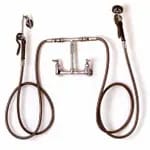 T&S B-0597-EE 8" Wall Mount Pot and Kettle Filler Faucet with 18" Double-Jointed Swing Nozzle — view 5