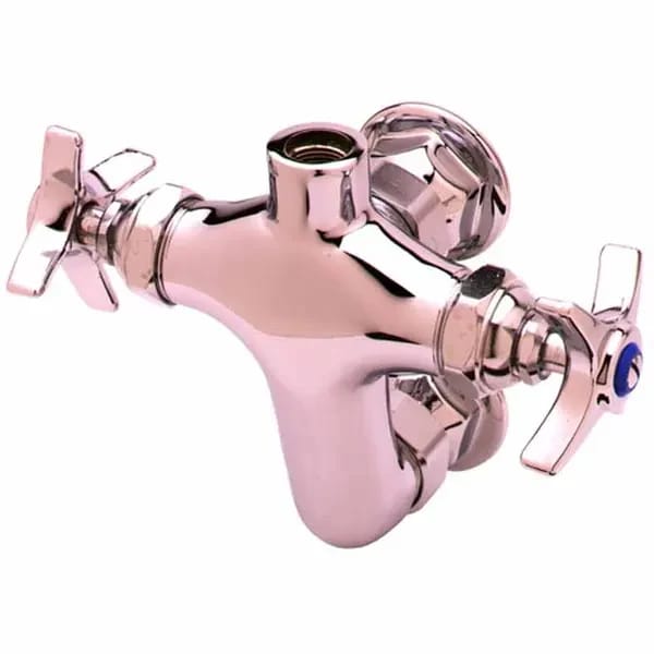 T&S B-0315-LN 3" Wall Mount Double Pantry Faucet Base Only — view 2