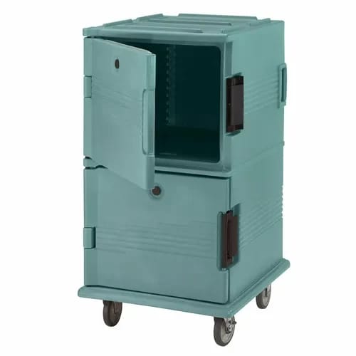 Cambro Ultra Cam Cart UPC1600401 Insulated Slate Blue Front Loader Food Carrier — view 1
