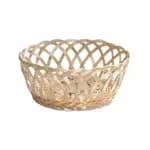 Tablecraft 1171W Natural Oval Woven Basket 7" x 5" x 2 | Case of 12 — view 6