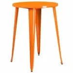 Flash Furniture CH-51090-40-BL-GG Round Bar Height Metal Blue Table — view 3